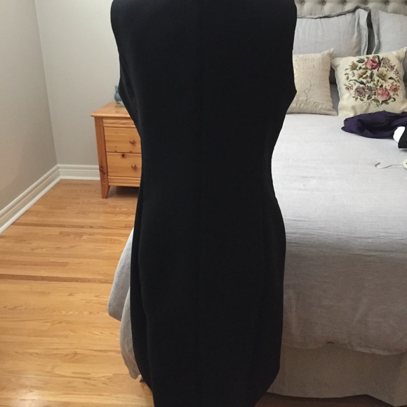 Talbots Black Wool Sheath Dress Size 12P - Picture 2 of 2